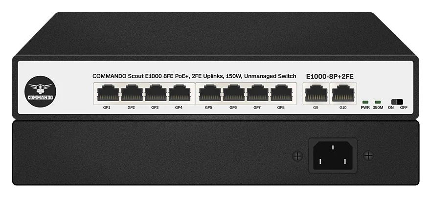 E1000 PoE switch